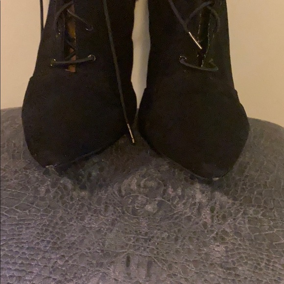 Black Laced Booties - Picture 5 of 5